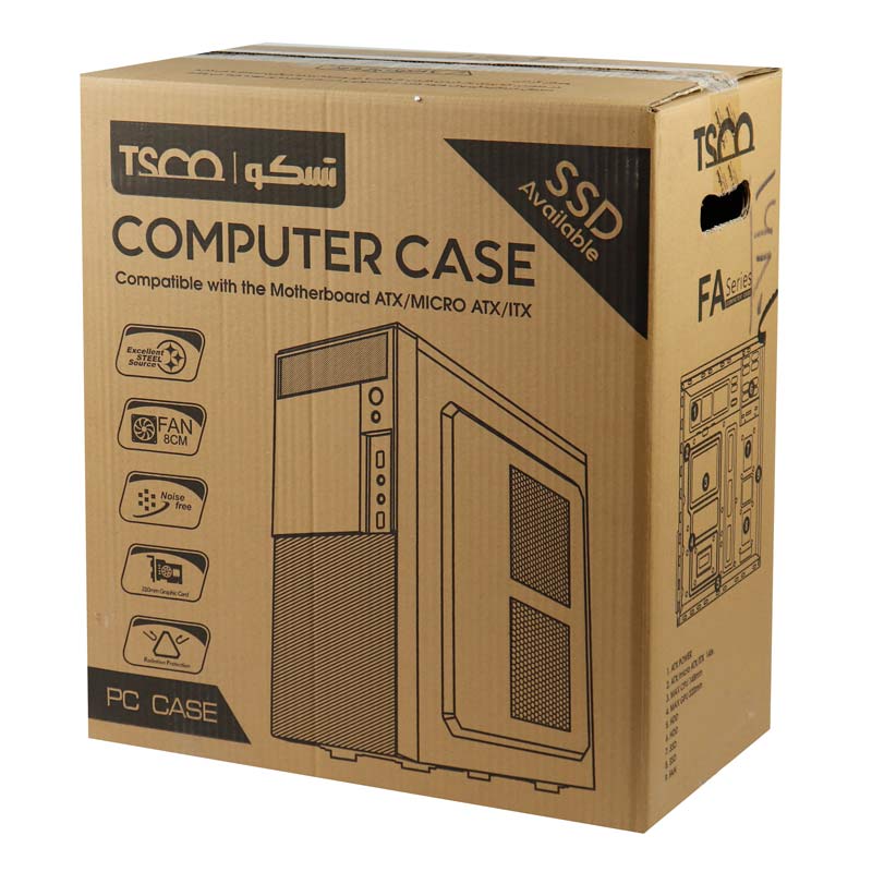 کیس کامپیوتر تسکو مدل TCFA-4478