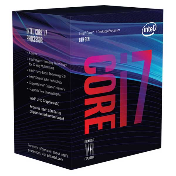 پردازنده مرکزی اینتل سری Coffee Lake مدل Core i7-8700K