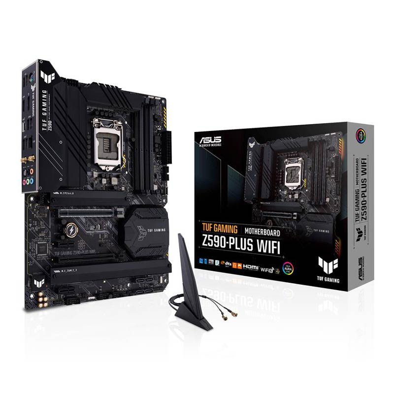 مادربورد گیمینگ ایسوس سری TUF مدل Z590 Plus WiFi با سوکت پردازنده LGA 1200