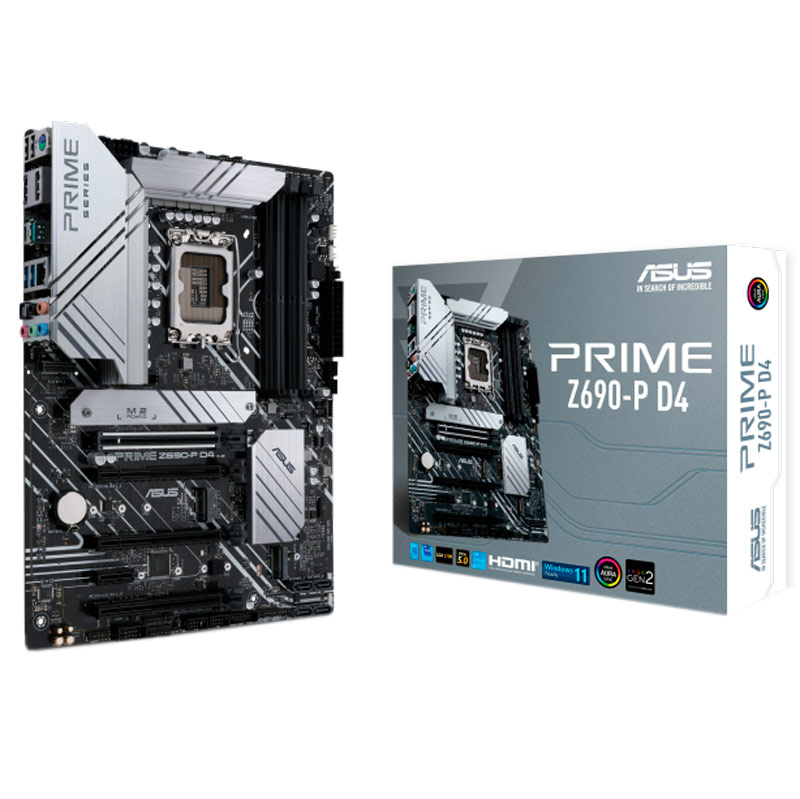 مادربورد ایسوس سری Prime مدل Z690-P D4 با سوکت پردازنده LGA 1700