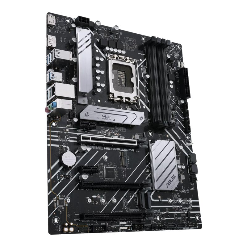 مادربورد ایسوس سری Prime مدل H670-PLUS D4 با سوکت پردازنده LGA 1700