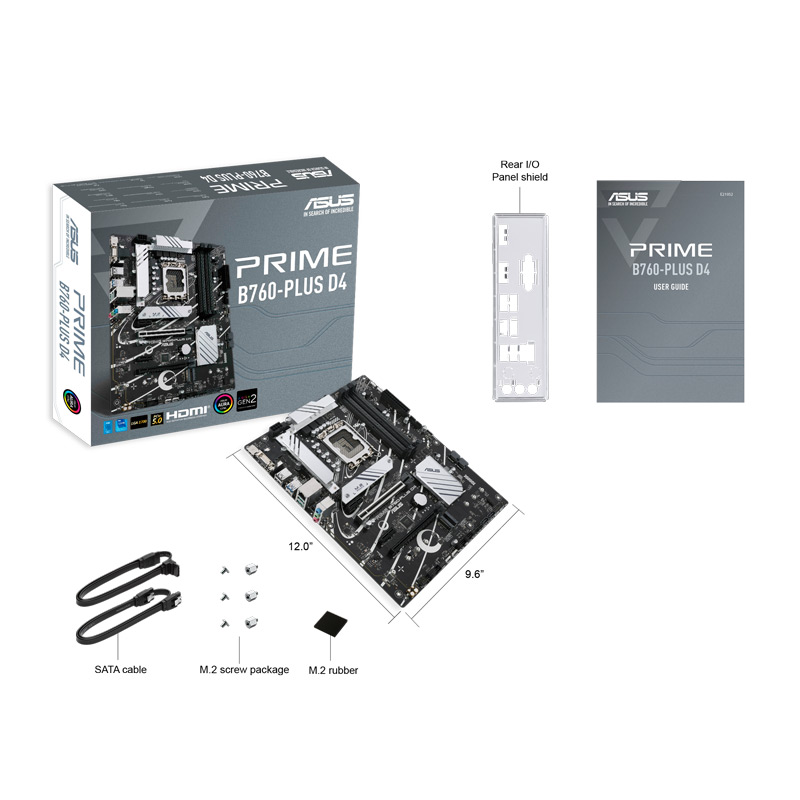 مادربورد ایسوس سری Prime مدل B760-Plus با سوکت پردازنده LGA 1700