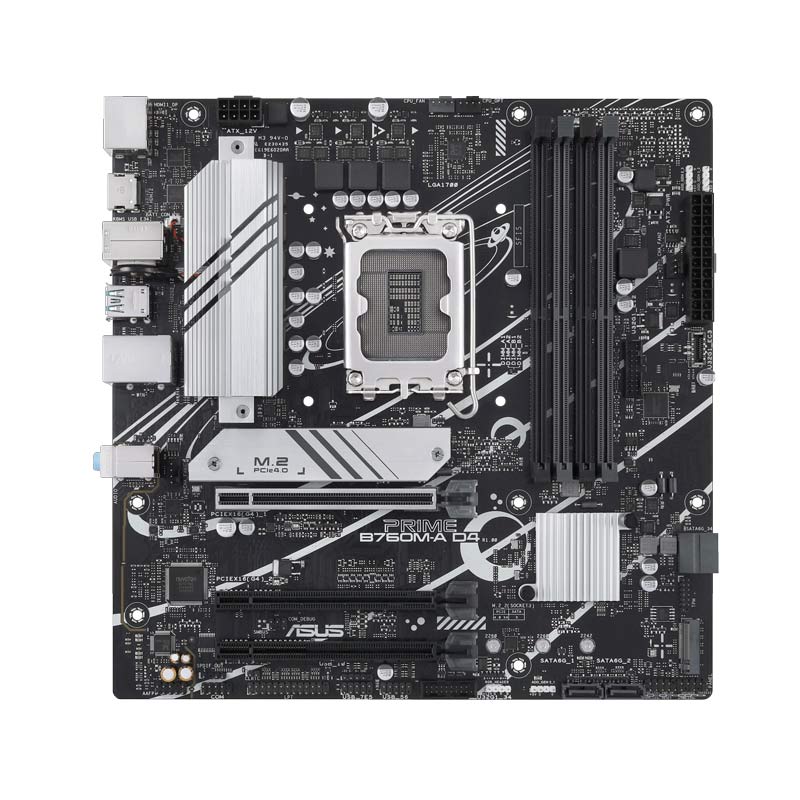 مادربورد ایسوس سری Prime مدل B760M-A D4 با سوکت پردازنده LGA 1700