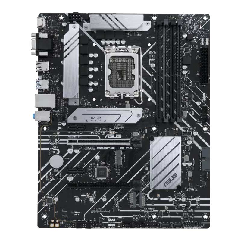 مادربورد ایسوس مدل Prime B660 Plus D4 با سوکت پردازنده LGA 1700