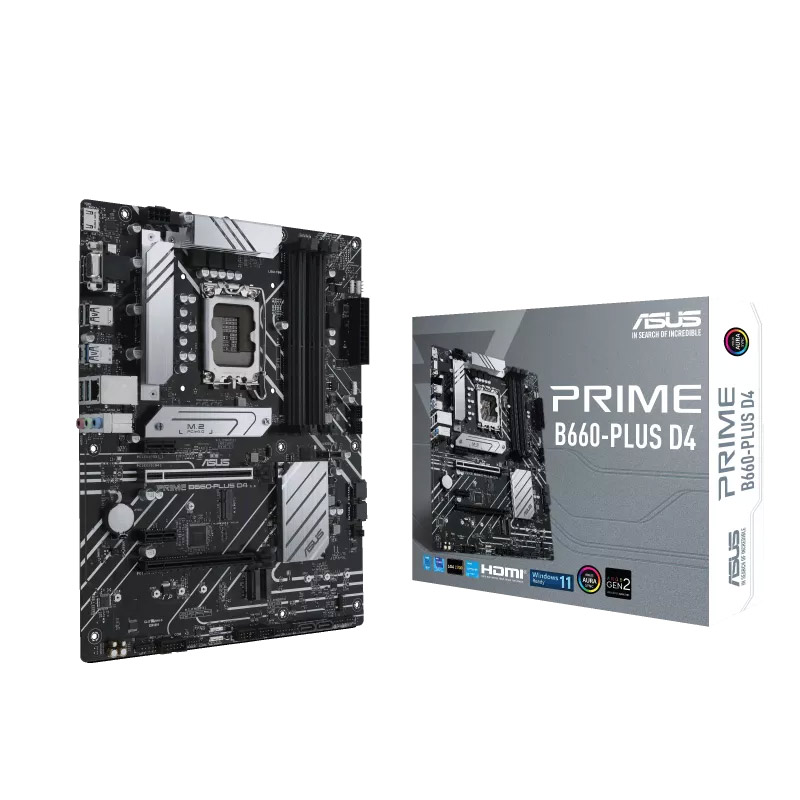 مادربورد ایسوس مدل Prime B660 Plus D4 با سوکت پردازنده LGA 1700