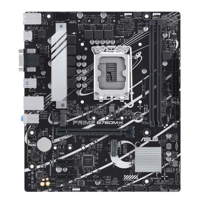 مادربورد ایسوس سری Prime مدل B760M-K با سوکت پردازنده LGA 1700