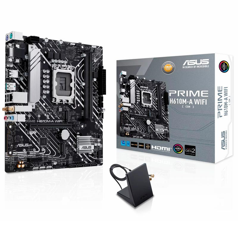 مادربورد ایسوس سری Prime مدل H610M-A WIFI D5 با سوکت پردازنده LGA 1700