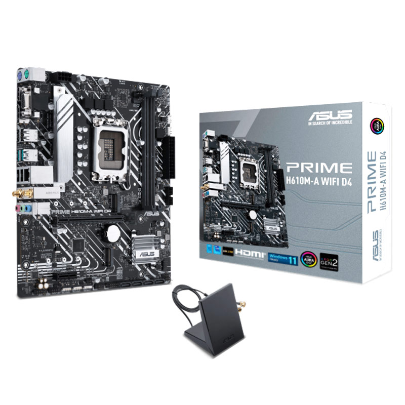 مادربورد ایسوس سری Prime مدل H610M-A WIFI D4 با سوکت پردازنده LGA 1700