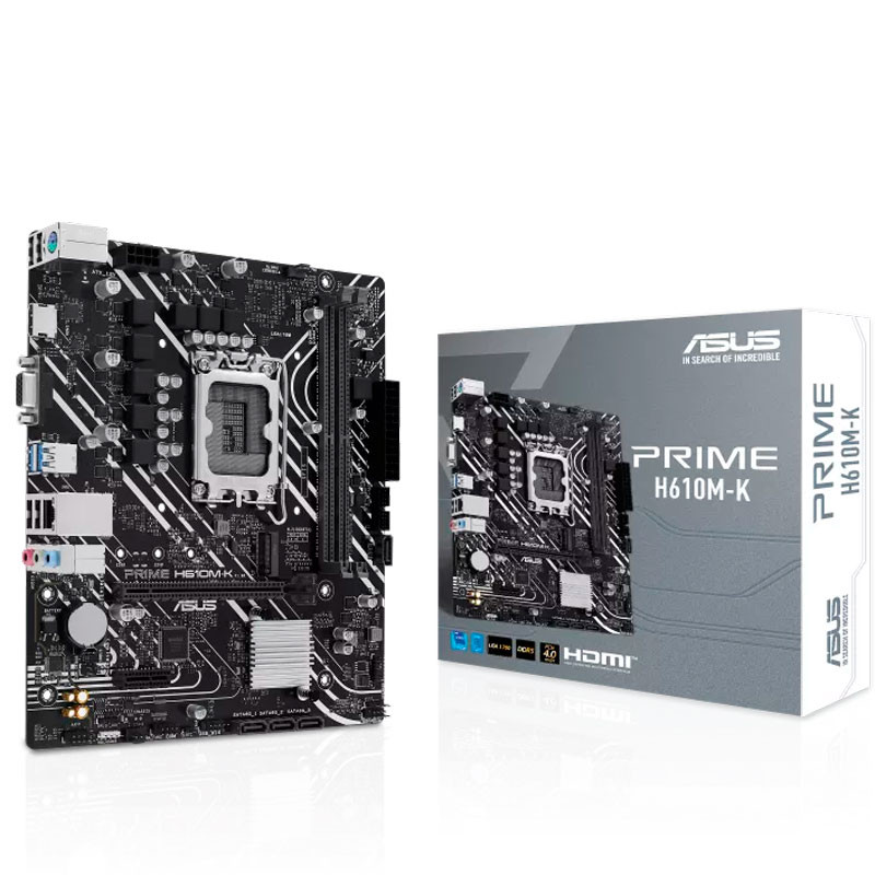 مادربورد ایسوس سری Prime مدل H610M-K D5 با سوکت پردازنده LGA 1700