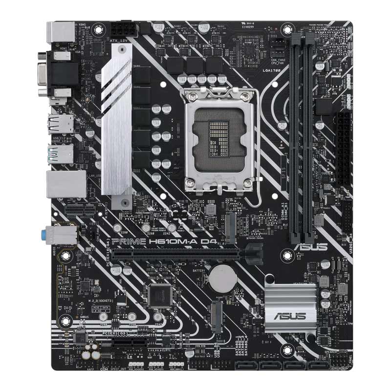 مادربورد ایسوس سری Prime مدل H610M-A D4 با سوکت پردازنده LGA 1700