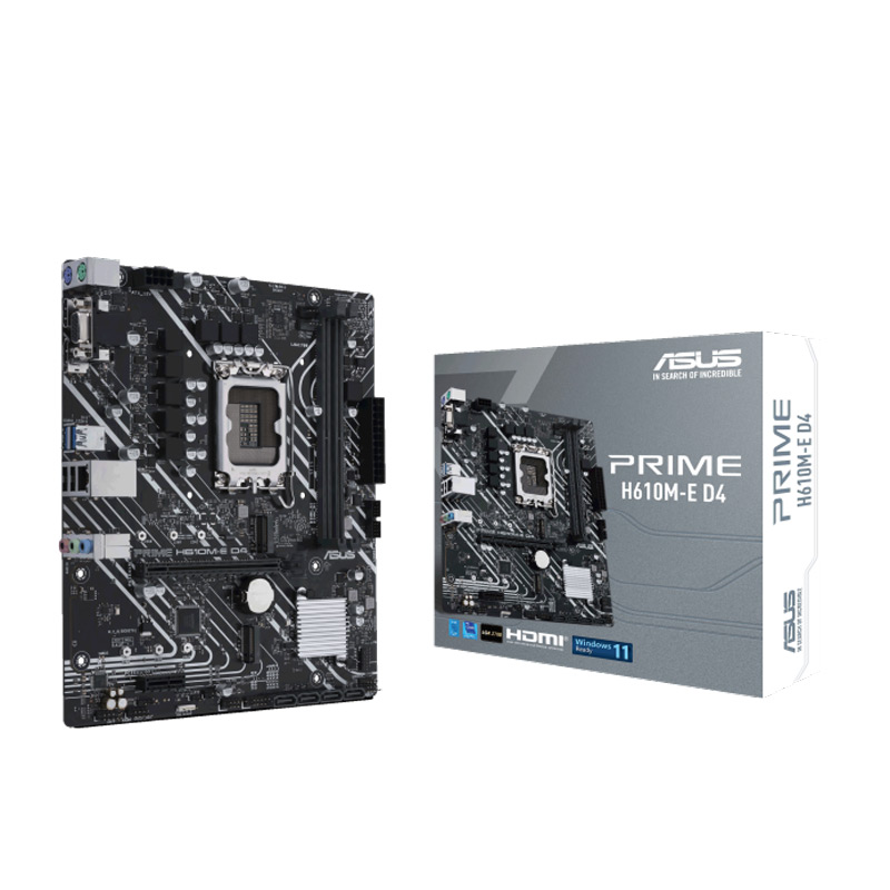 مادربورد ایسوس سری Prime مدل H610M-E D4 با سوکت پردازنده LGA 1700