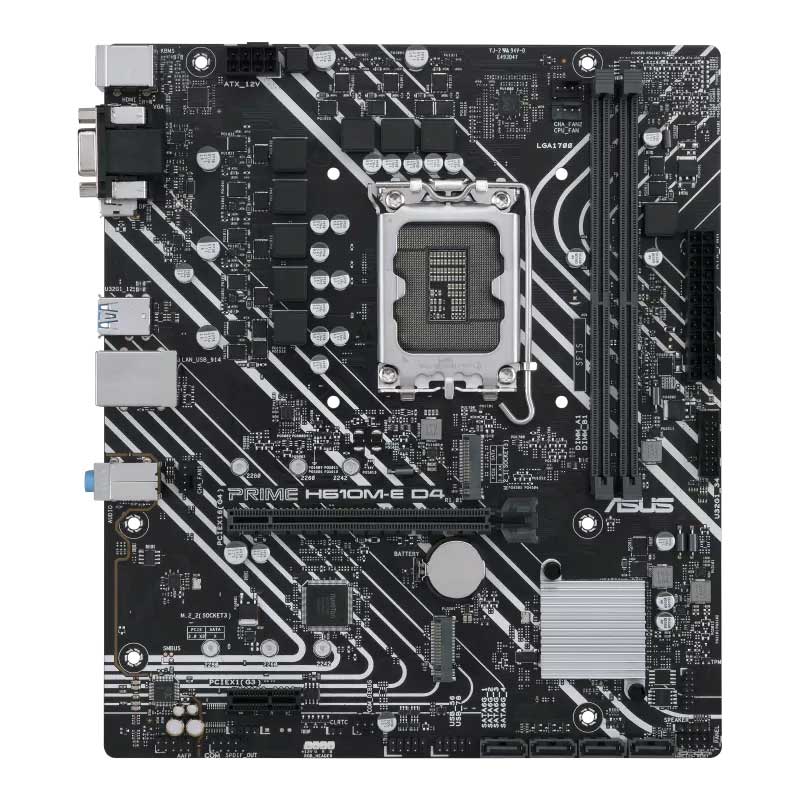 مادربورد ایسوس سری Prime مدل H610M-E D4 با سوکت پردازنده LGA 1700