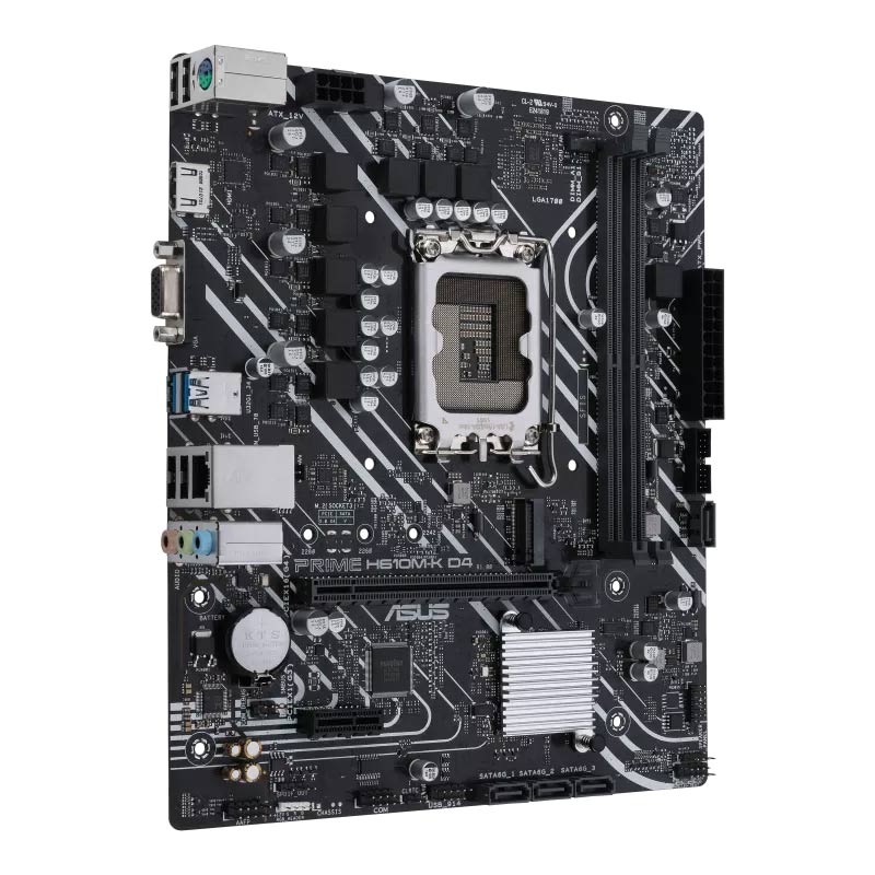 مادربورد ایسوس سری Prime مدل H610M-K D4 با سوکت پردازنده LGA 1700