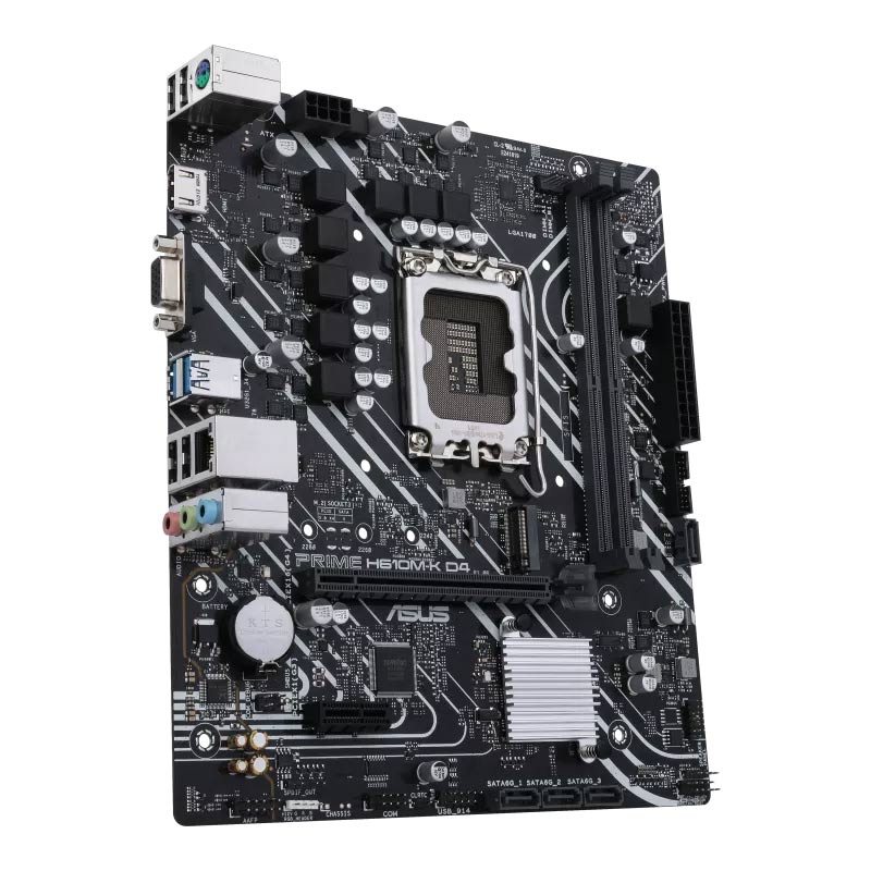 مادربورد ایسوس سری Prime مدل H610M-K D4 با سوکت پردازنده LGA 1700