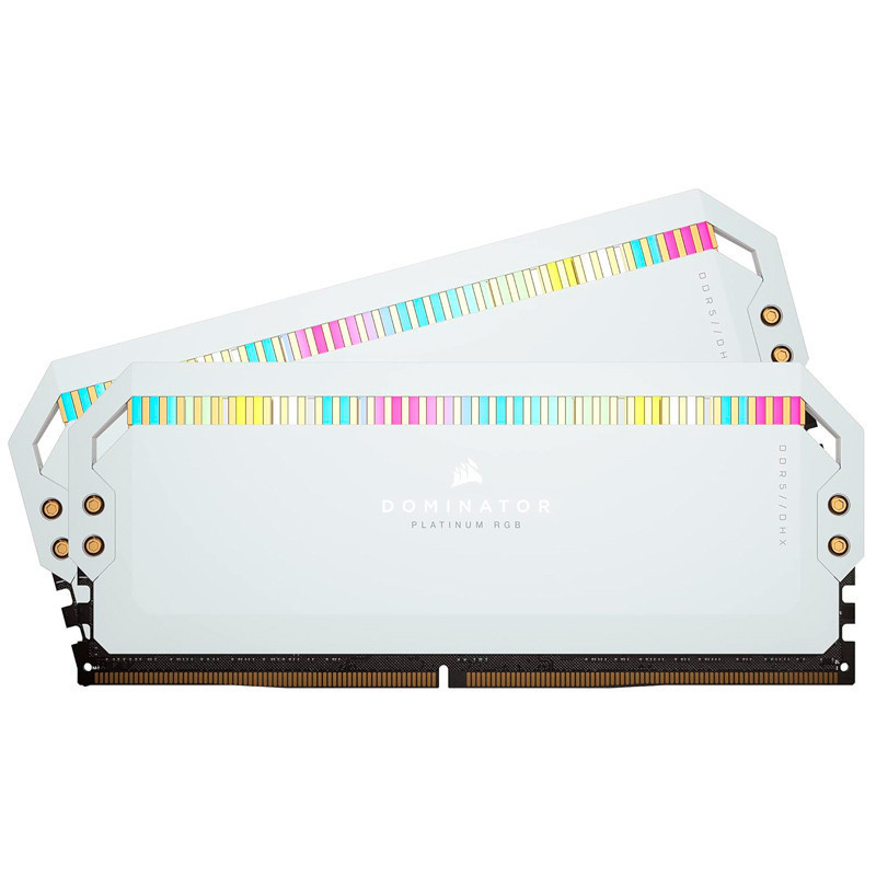 رم کامپیوتر DDR5 دو کاناله 6200 مگاهرتز CL36 کورسیر مدل Dominator Platinum RGB ظرفیت 32 گیگابایت
