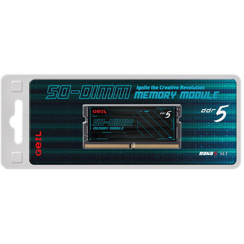 رم لپ تاپ DDR5 تک کاناله 5200 مگاهرتز CL42 گیل پارت نامبر GS58GB5200C42SC ظرفیت 8 گیگابایت