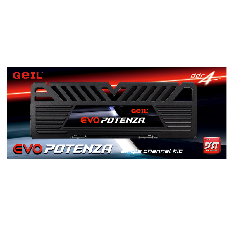 رم کامپیوتر DDR4 تک کاناله ۳۲۰۰ مگاهرتز CL16 گیل مدل Evo Potenza با ظرفیت ۸ گیگابایت