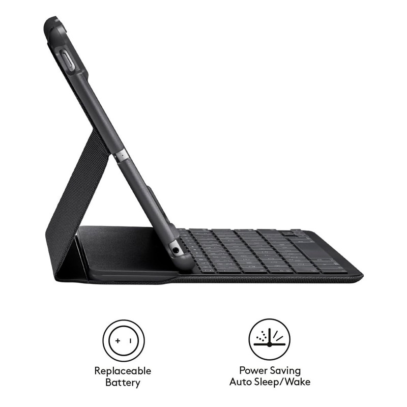 کیبورد بی سیم آیپد Logitech Slim Folio iPad 5th/6th Gen