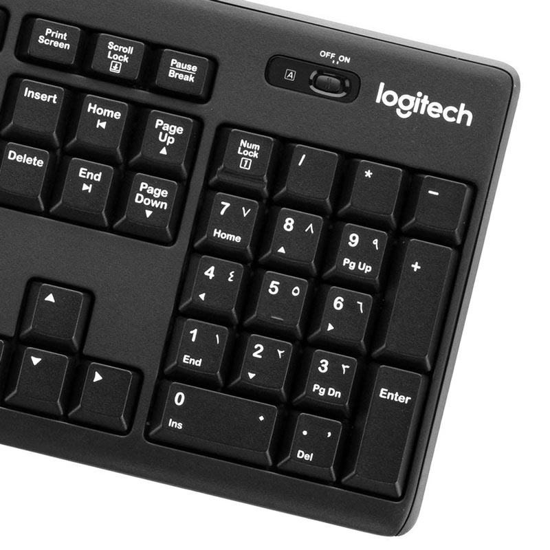 کیبورد و ماوس بی سیم مدل Logitech MK270