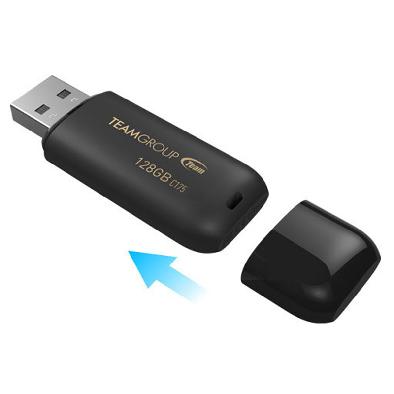 فلش مموری USB 3.2 تیم گروپ مدل C-175 ظرفیت ۱۲۸ گیگابایت