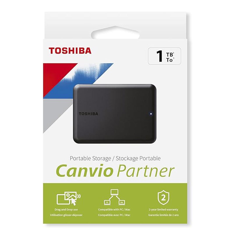 هارد اکسترنال توشیبا مدل Canvio Partner با ظرفیت 1 ترابایت