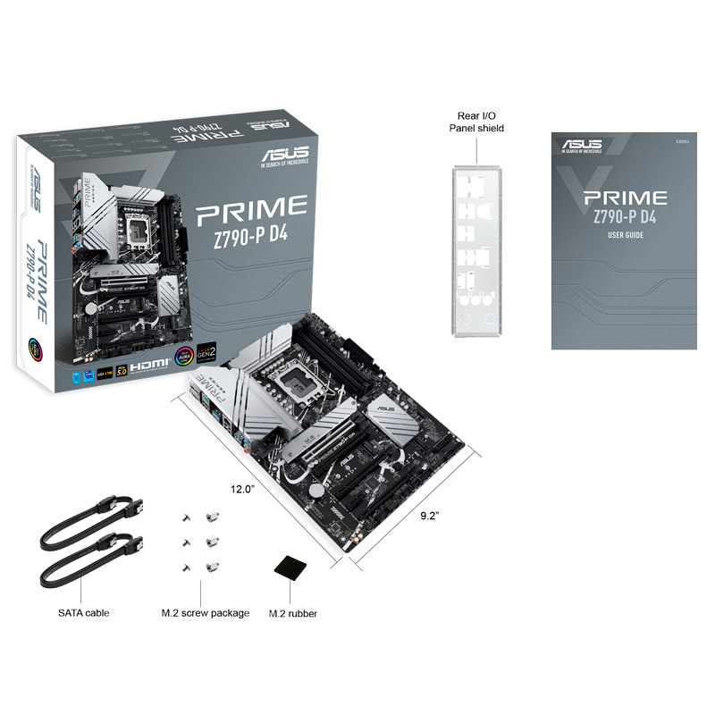 مادربرد ایسوس سری Prime مدل Z790-P D4 با سوکت پردازنده LGA 1700