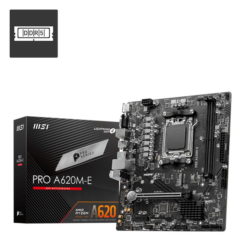 مادربرد ام اس آی مدل PRO A620M-E با سوکت پردازنده AM5