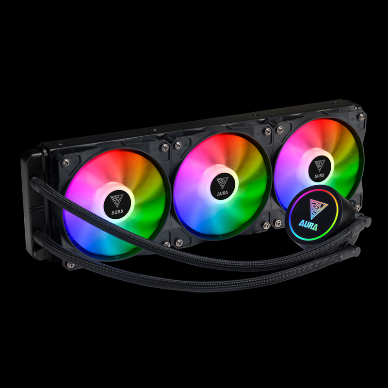 سیستم خنک کننده مایع پردازنده گیم دیاس مدل AURA GL360 RGB