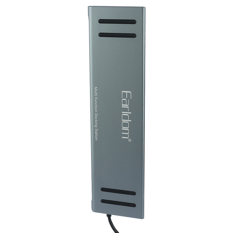 هاب 14 پورت تایپ سی به USB/SD/TF/AUX/HDMI/VGA/RJ45/Type-C ارلدام مدل ET-W28