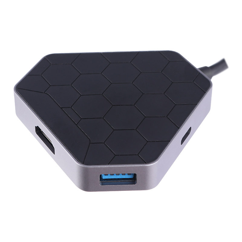 هاب و رم ریدر گیمینگ 6 پورت تایپ سی به USB 3.0/HDMI/TF/SD/Type-C پرودو مدل PDX529