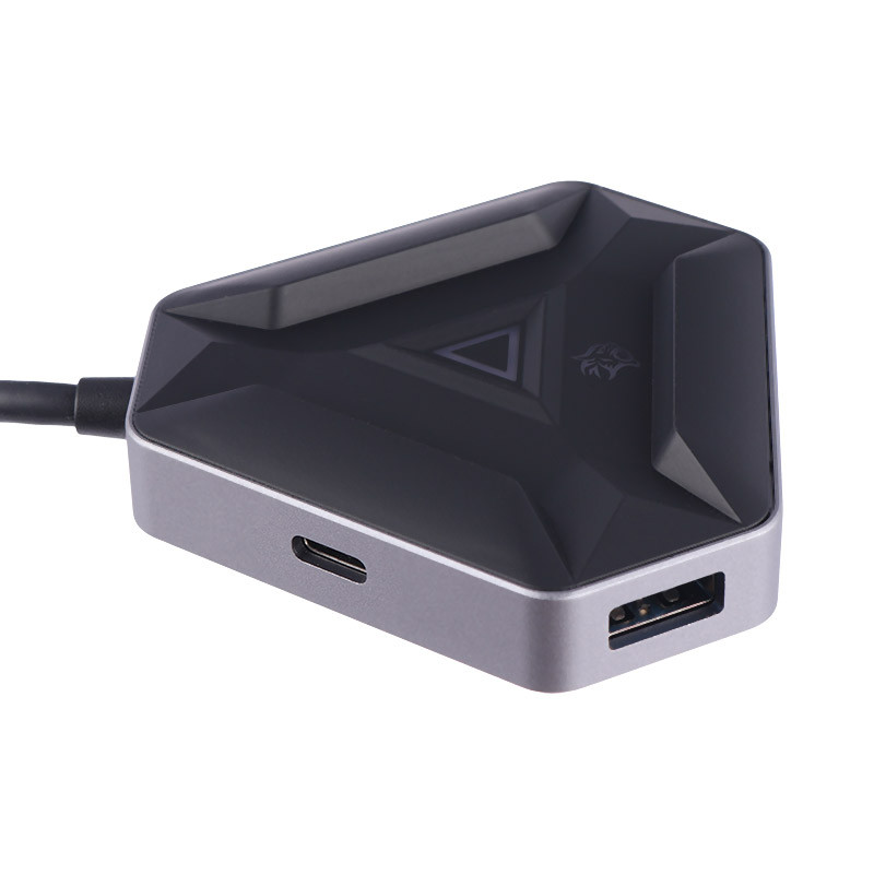 هاب و رم ریدر گیمینگ 6 پورت تایپ سی به USB 3.0/HDMI/TF/SD/Type-C پرودو مدل PDX529