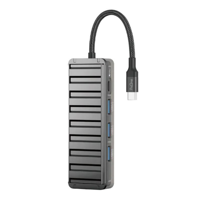 هاب 4 پورت تایپ سی به USB3.0 پرووان مدل PHU554