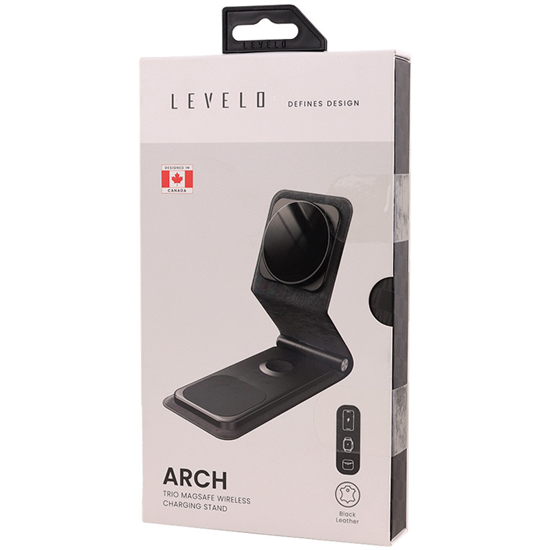 شارژر وایرلس استندشو Levelo سری Arch مدل LV31WSSBK