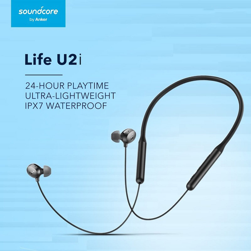 هندزفری بلوتوث دور گردنی انکر سری Soundcore Life U2i مدل A3213H11