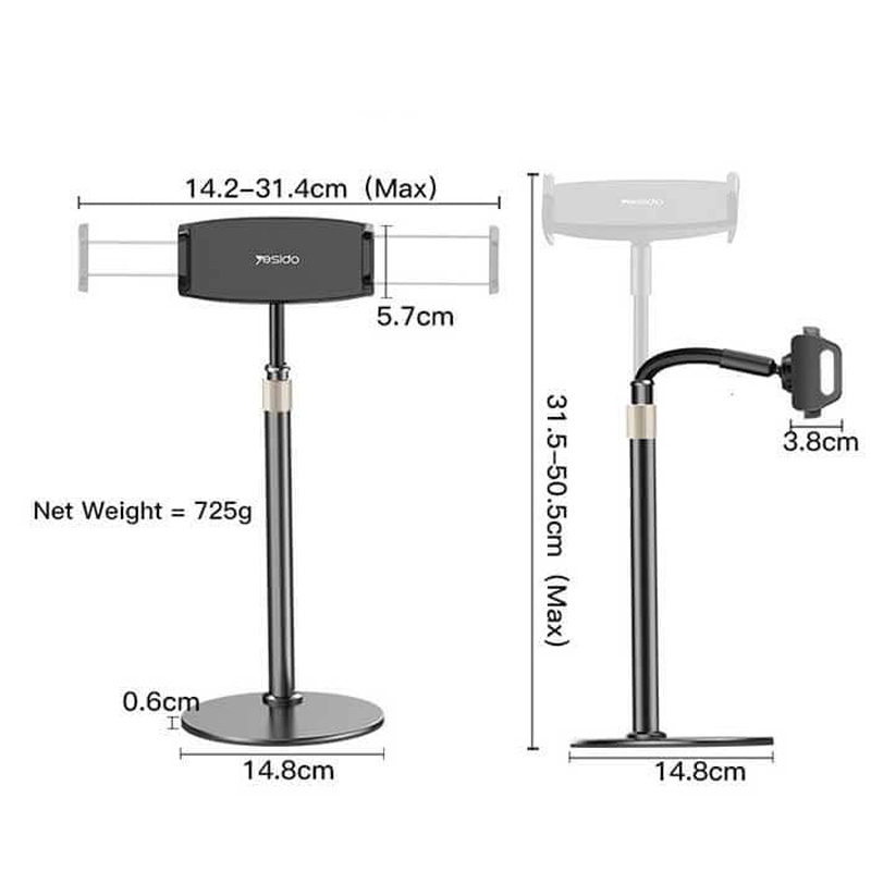 پایه نگهدارنده موبایل و تبلت یسیدو مدل C115