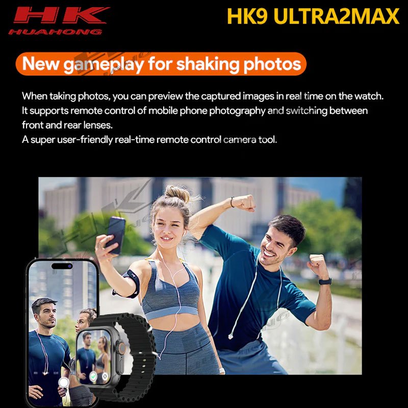 ساعت هوشمند مدل HK9 Ultra 2 Max سایز 49 میلی متری