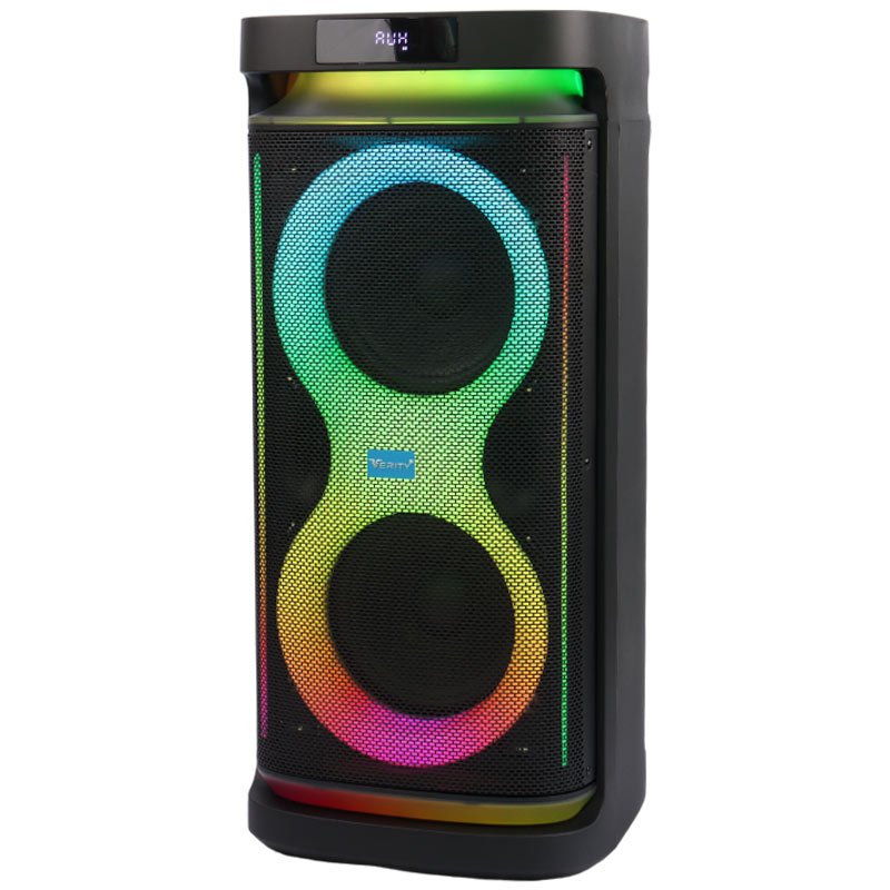اسپیکر چمدانی بی سیم قابل حمل وریتی مدل V-PS2309 همراه با میکروفون و ریموت کنترل