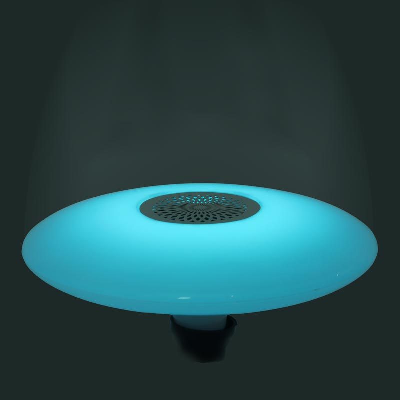 لامپ LED اسپیکر دار بلوتوثی UFO 48W E27 به همراه ریموت کنترل