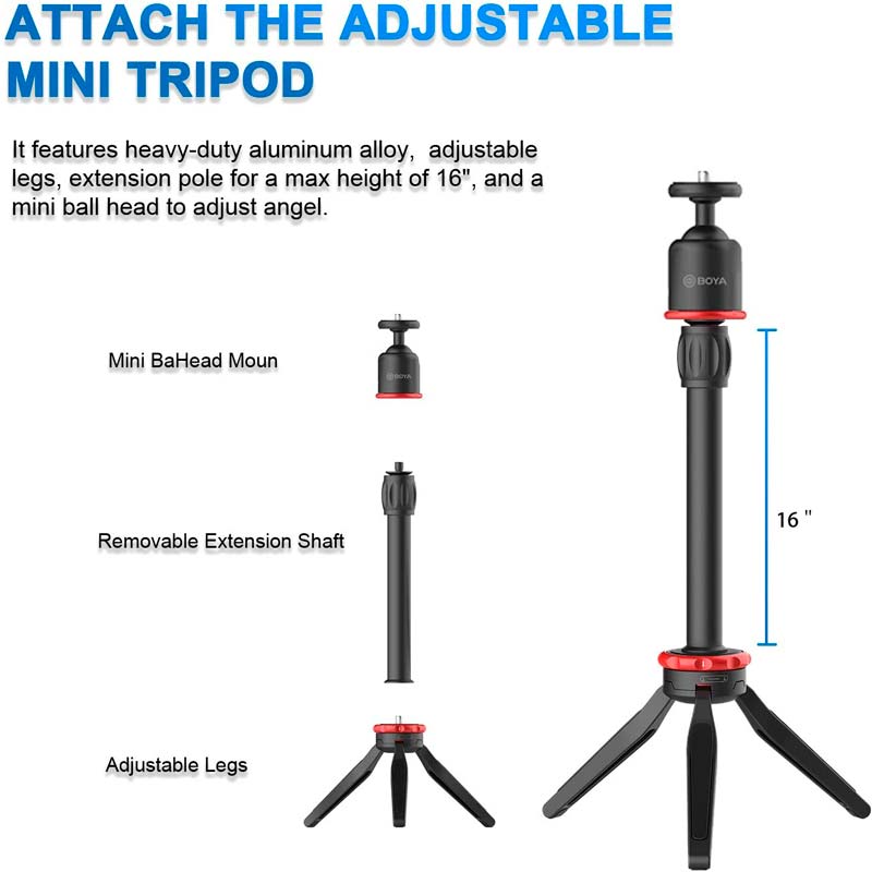 کیت فیلم برداری و صدابرداری موبایل بویا مدل BY-VG330