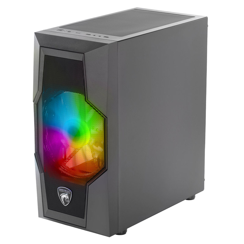 کیس کامپیوتر گرین مدل GRIFFIN G1 با نورپردازی RGB