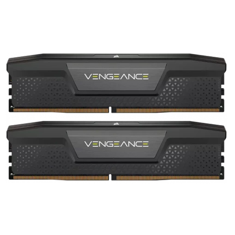رم کامپیوتر DDR5 دو کاناله 5600 مگاهرتز CL40 کورسیر مدل Vengeance ظرفیت ۳۲ گیگابایت