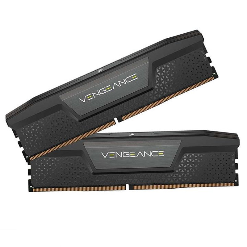 رم کامپیوتر DDR5 دو کاناله 5600 مگاهرتز CL40 کورسیر مدل Vengeance ظرفیت ۳۲ گیگابایت