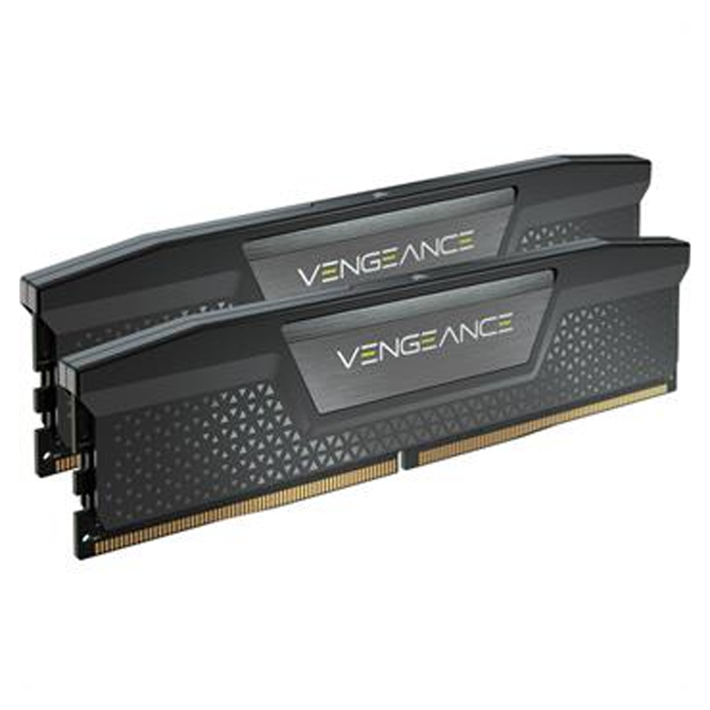 رم کامپیوتر DDR5 دو کاناله 5600 مگاهرتز CL40 کورسیر مدل Vengeance ظرفیت ۳۲ گیگابایت