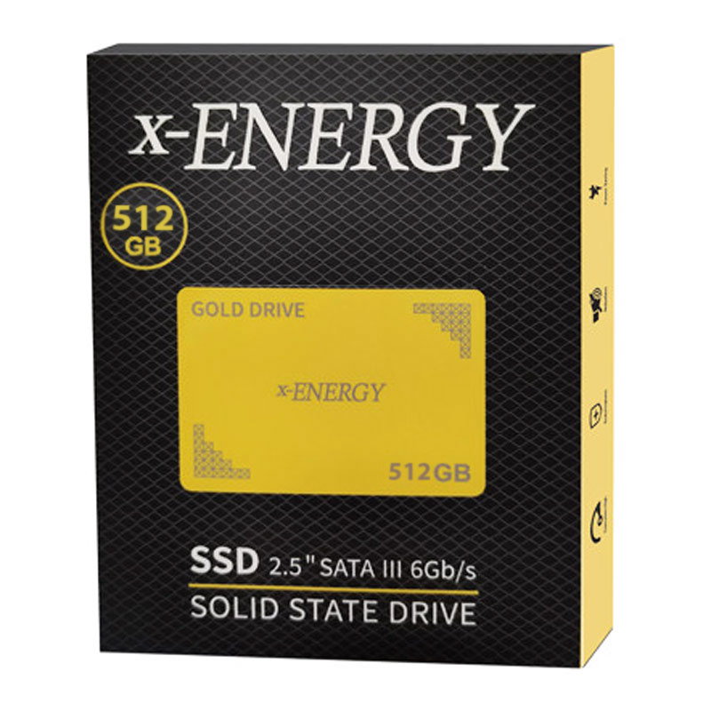 حافظه SSD اینترنال ایکس انرژی مدل Gold ظرفیت ۵۱۲ گیگابایت