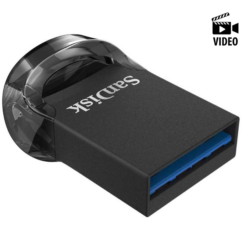 فلش مموری USB3.1 سن دیسک مدل Ultra Fit ظرفیت 128 گیگابایت