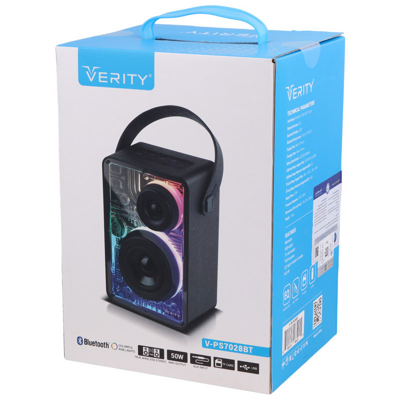 اسپیکر بی سیم قابل حمل وریتی مدل V-PS7028BT
