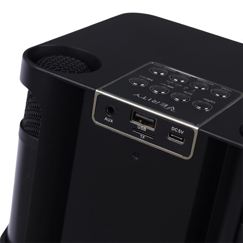 اسپیکر بی سیم قابل حمل وریتی مدل V-PS7030BT همراه با دو عدد میکروفون