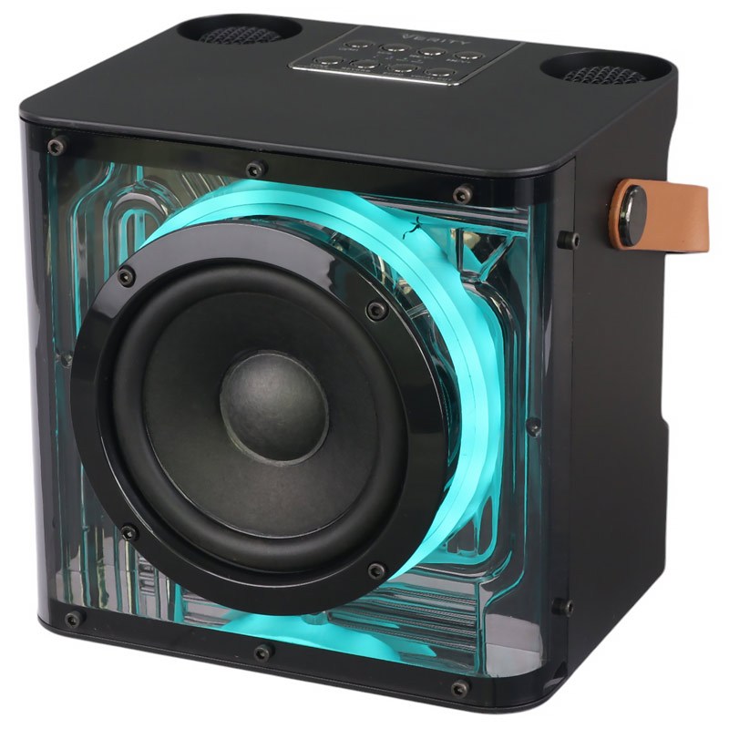 اسپیکر بی سیم قابل حمل وریتی مدل V-PS7030BT همراه با دو عدد میکروفون