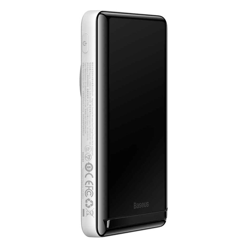 پاور بانک باسئوس مدل Magnetic PPCX00020 با ظرفیت 10000 میلی آمپر ساعت