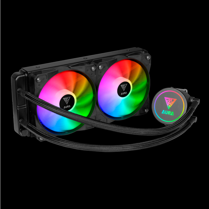 سیستم خنک کننده مایع پردازنده گیم دیاس مدل AURA GL240 RGB